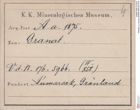 Etiketten zu Granat (NHMW-MIN-Aa1875)